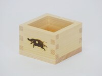 河本直焼き印「ぶち升」