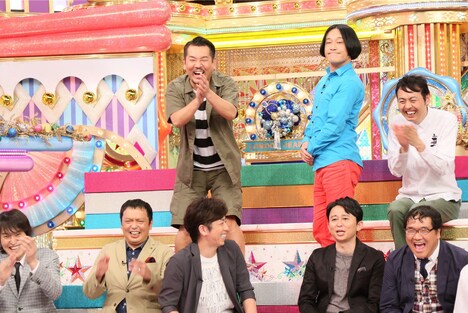 「金曜★ロンドンハーツ」の「芸人の家族がリアルに選んだ好きな芸人GP」のワンシーン。(c)テレビ朝日