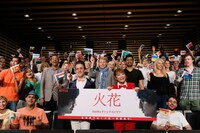 フォトセッション中の様子。