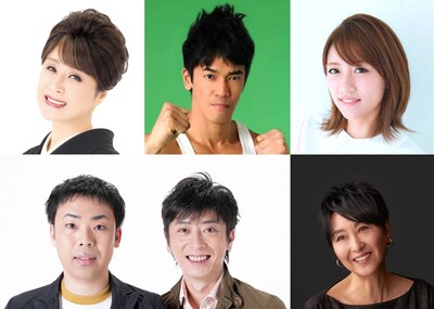 「第8回AKB48総選挙SP」に出演するフットボールアワー（左端）ら。