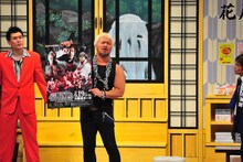 「DOMINION 6.19 in OSAKA-JO HALL」をPRする真壁刀義。