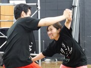 公開稽古の様子。