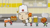 アニメ「合体料理人まるちゃん」より。(c)NHK