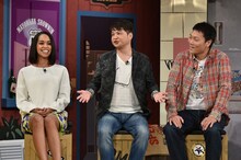 左から宮本エリアナ、月亭方正、サバンナ八木。(c)読売テレビ