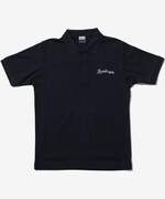 木梨サイクルとnano・universeのWネームポロシャツ（ネイビー）。