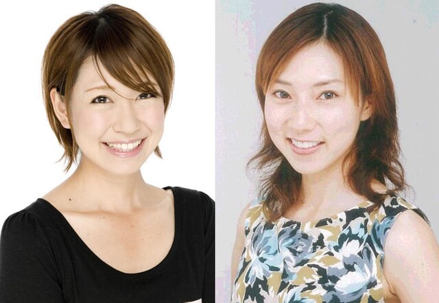 左から桜 稲垣早希、宮村優子。