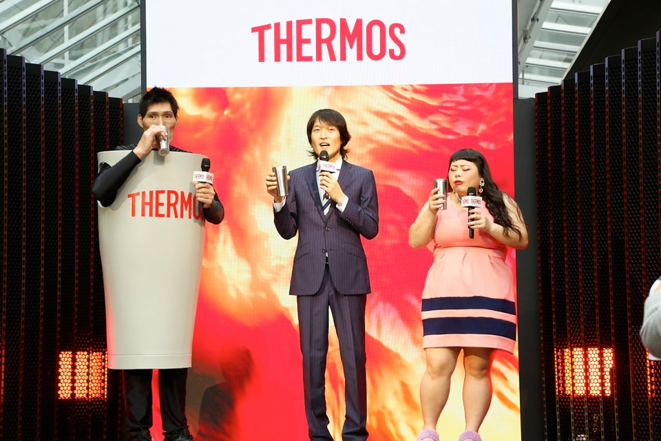 （左から）篠原信一、千原ジュニア、渡辺直美。