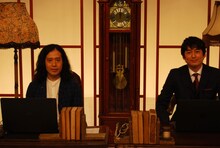 「文系なごやかバラエティ 大吉又吉」に出演するピース又吉と博多大吉。