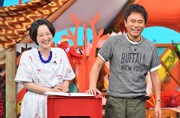 藤林温子（MBSアナウンサー）とダウンタウン浜田。(c)MBS