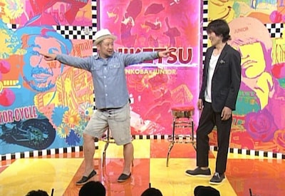 左からケンドーコバヤシ、千原ジュニア。(c)読売テレビ