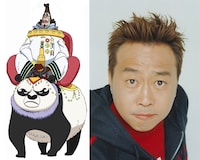 さまぁ～ず三村（右）とカマエル聖（左）。