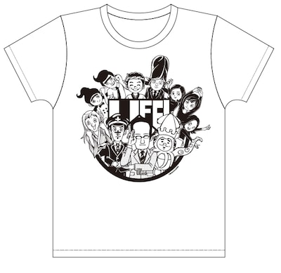 「LIFE! オリジナルTシャツ（全員集合）白（S・M・L）」イメージ