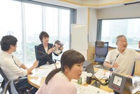 「大竹まこと ゴールデンラジオ！」生放送中の様子。