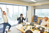 「大竹まこと ゴールデンラジオ！」生放送中の様子。