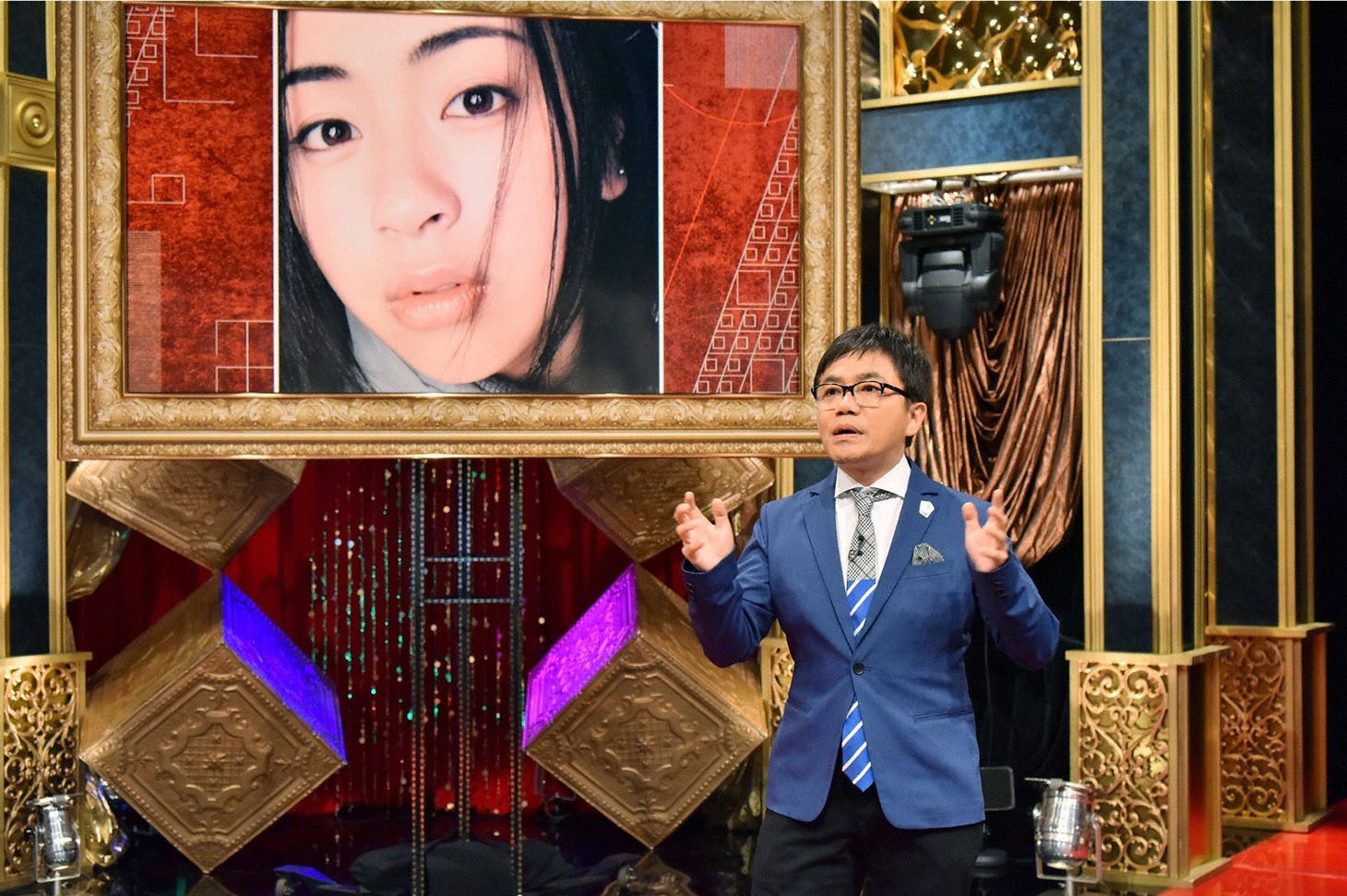 宇多田ヒカルの歌声について語る水道橋博士。(c)MBS