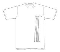 「サラリーマン山崎シゲル」オリジナルTシャツB（表）。(c)HIKARU TANAKA