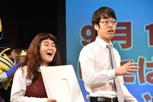 単独ライブ決定に驚くゆにばーす。