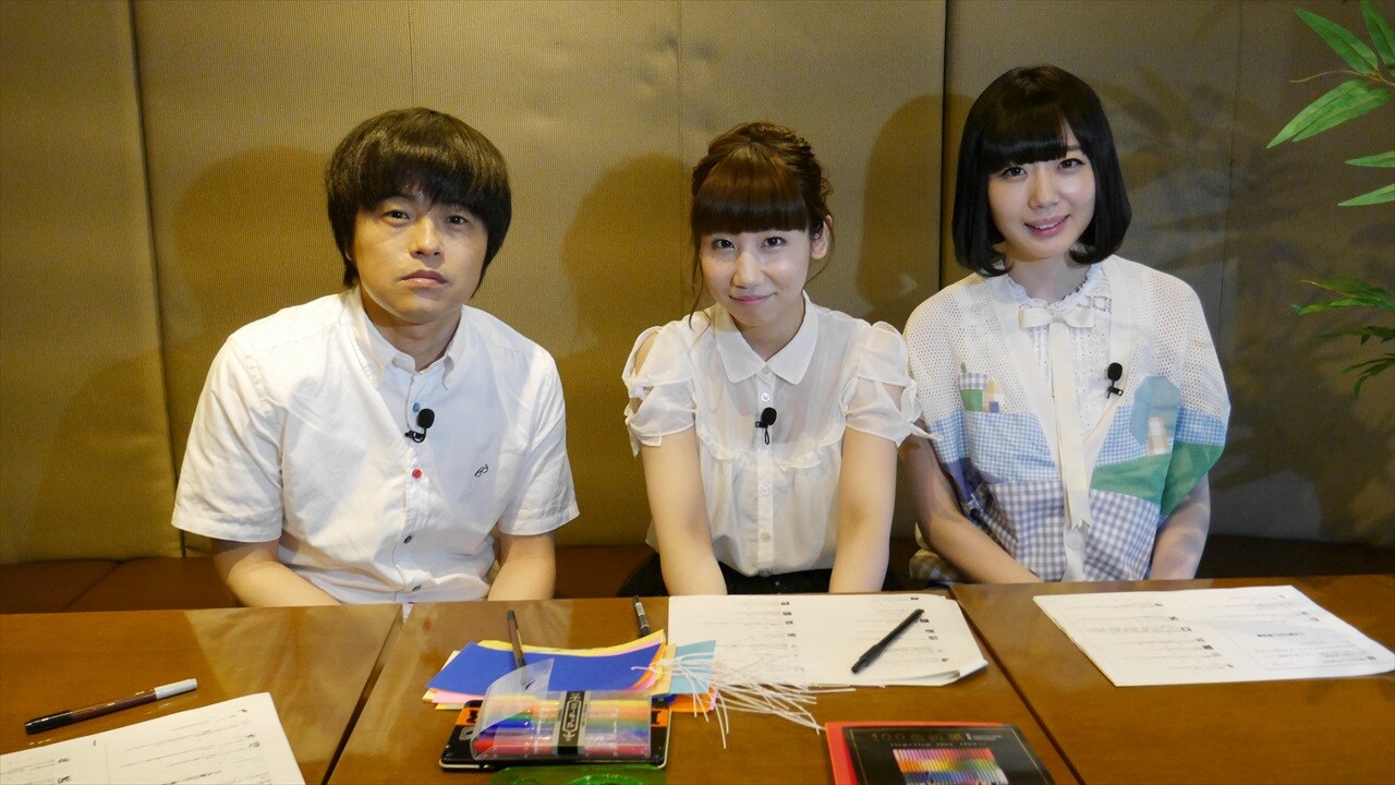 「青春バカリズム」に出演する（左から）バカリズム、根本宗子、夢眠ねむ。(c)テレビ朝日