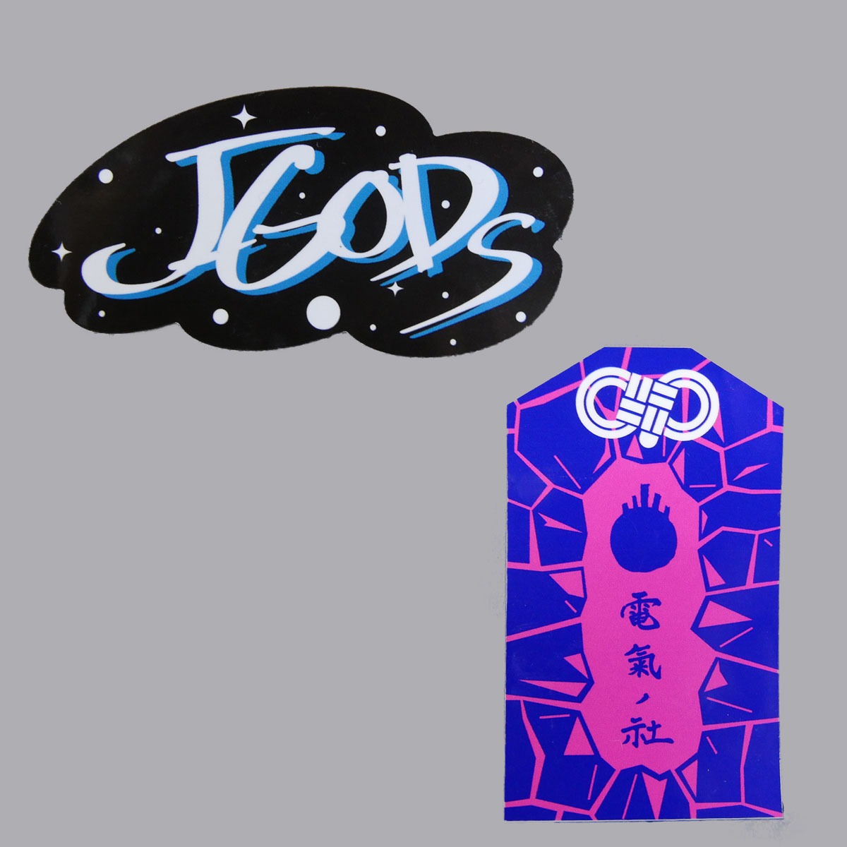 「電氣ノ社」「J-GODS」ステッカーセット