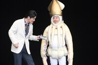 「イカ大王VSゲスニック西条」に登場した、（左から）ココリコ田中、ドランクドラゴン塚地。