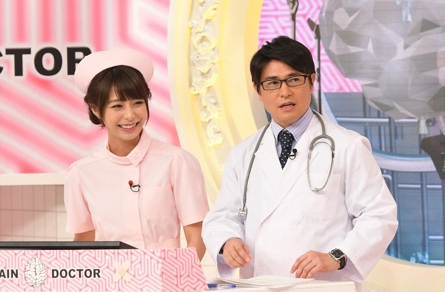 （左から）宇垣美里、安東弘樹（共にTBSアナウンサー）。(c)TBS