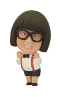 「おカッパ」を付けたトレンディエンジェルたかしのフィギュア。