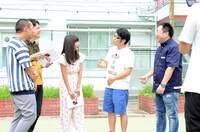 初回収録の様子。