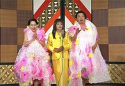 「お笑い演芸館 4時間スペシャル」に出演する（左から）今くるよ、中川家。(c)BS朝日