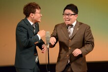 「大阪よしもと漫才博覧会プレミアム」でトップバッターを務めたミキ。