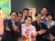 「どやさ！よしもと美術館」プレス内覧会の様子。