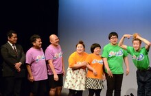 現レギュラーの鬼越トマホーク、おかずクラブ、ザ☆忍者。