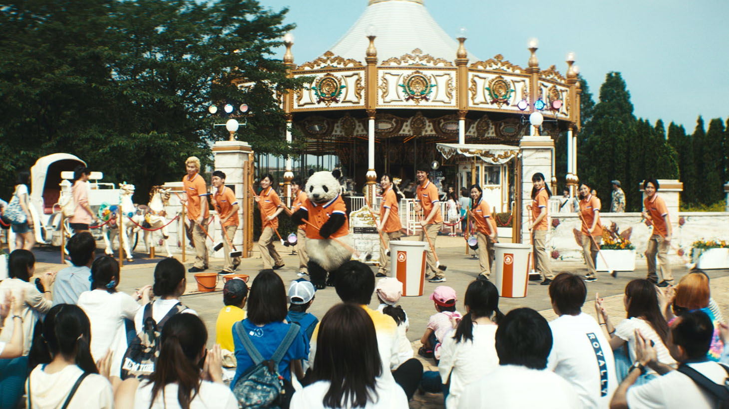 「Aからはじまる・遊園地」編Aのワンシーン。