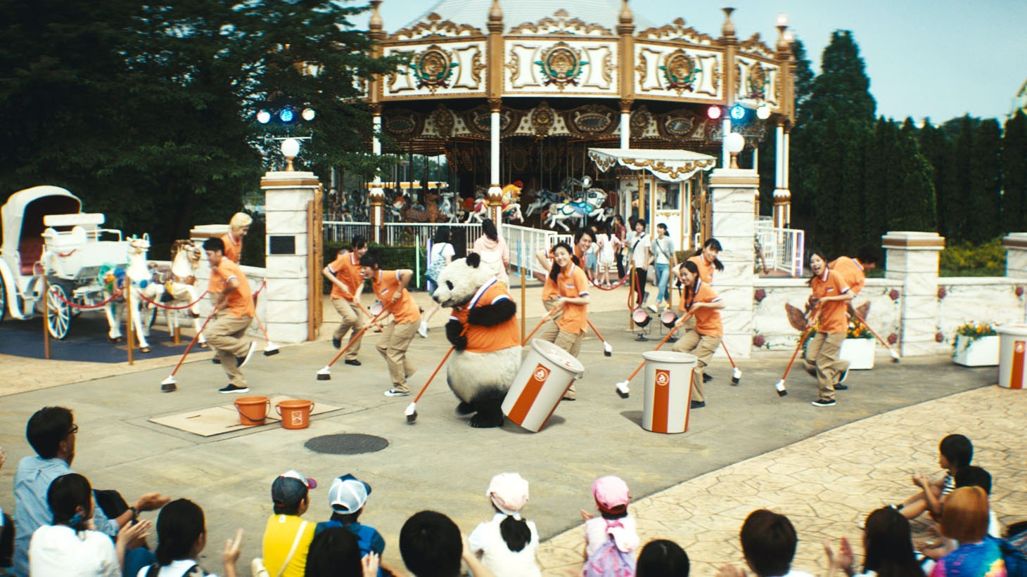 「Aからはじまる・遊園地」編Aのワンシーン。