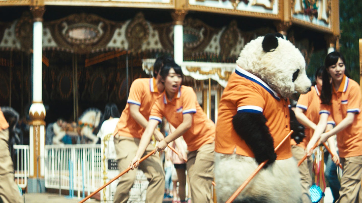 「Aからはじまる・遊園地」編Aのワンシーン。