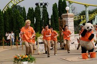 撮影中の様子。