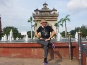 ラオスを旅する千原せいじ。(c)読売テレビ