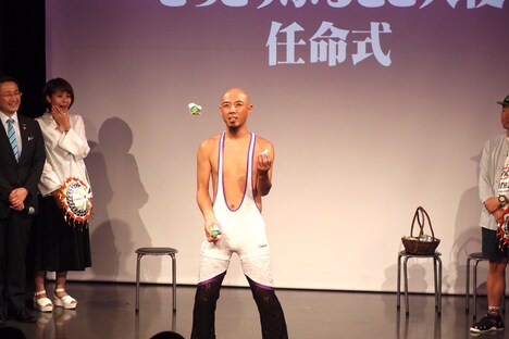 「～みょーちゃん とっとりふるさと大使任命記念～『鳥取しゃんしゃんライブ』」の様子。