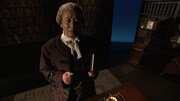 カントに扮する斉木しげる。(c)NHK