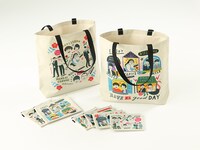 イフクカズヒコがデザインしたグッズ。