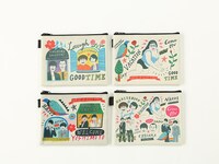 イフクカズヒコがデザインしたポーチ。