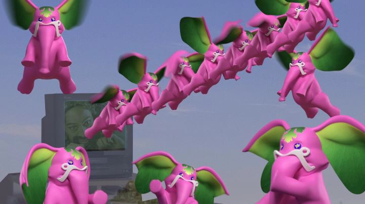 「10神ACTOR VS ワッキー 『パクチー・ヘブン』 Official Music Video」のワンシーン。