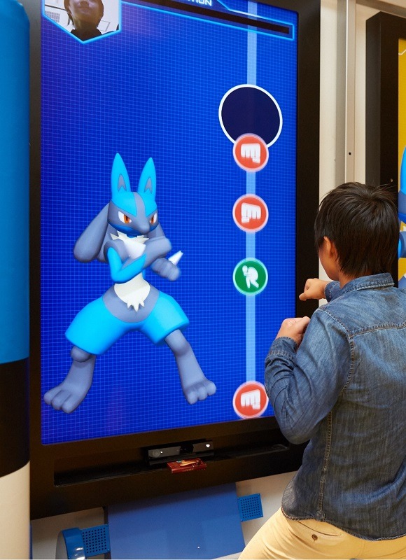 「ポケモンEXPOジム」の館内イメージ。