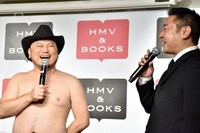 （左から）ハリウッドザコシショウ、錦鯉・渡辺。