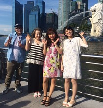 （左から）兵動大樹、西川ヘレン、ハイヒール・モモコ、中島めぐみアナウンサー。(c)関西テレビ