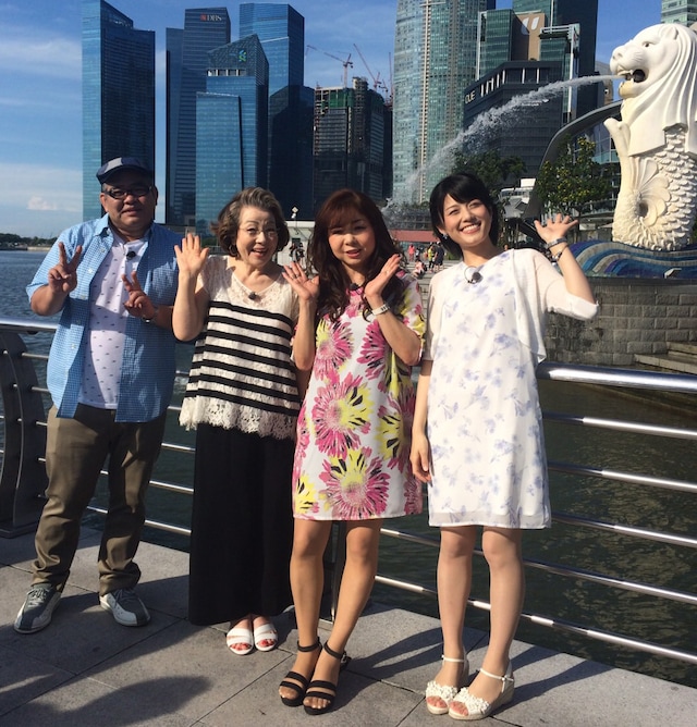 （左から）兵動大樹、西川ヘレン、ハイヒール・モモコ、中島めぐみアナウンサー。(c)関西テレビ