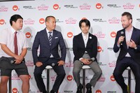 会見のワンシーン。