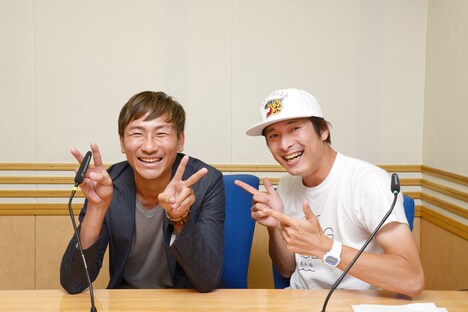 クレイ勇輝と井手大介。(c)文化放送