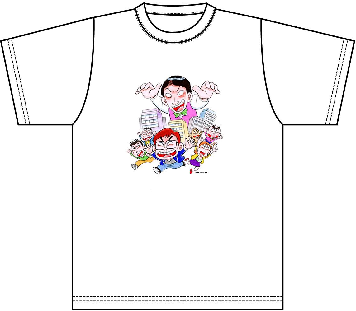 「ラバーガールLIVE『大水が出た！』」グッズのTシャツ。