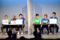 「コンビで合わせましょう」の様子。