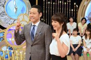 左から東野幸治、川田裕美。